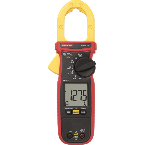AMP-220 TRMS Clamp Meter, AC/DC Voltage, AC/DC Current Stor-it Systems