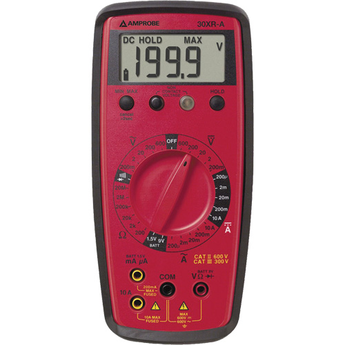 30XR-A Digital Multimeter, AC/DC Voltage, AC/DC Current Stor-it Systems