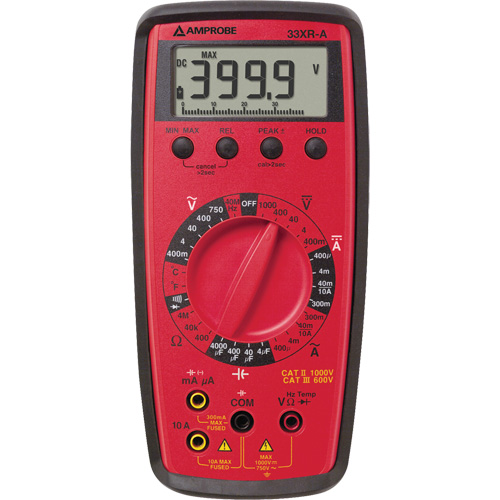 33XR-A Digital Multimeter, AC/DC Voltage, AC/DC Current Stor-it Systems