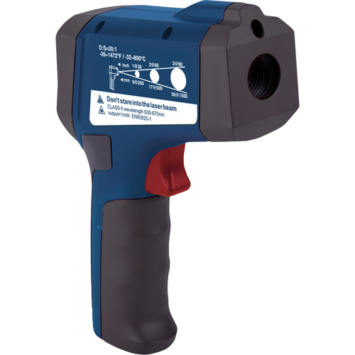 Thermom&egrave;tre &agrave; infrarouge professionnel, -26 - 1472° F ( -32 - 800° C ), 30:1, &eacute;missivit&eacute; Ajustable Stor-it Systems