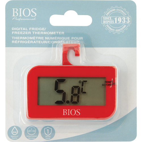 Thermom&egrave;tre num&eacute;rique de r&eacute;frig&eacute;rateur et cong&eacute;lateur, Sans contact, Num&eacute;rique, -4-122°F ( -20-50°C) Stor-it Systems