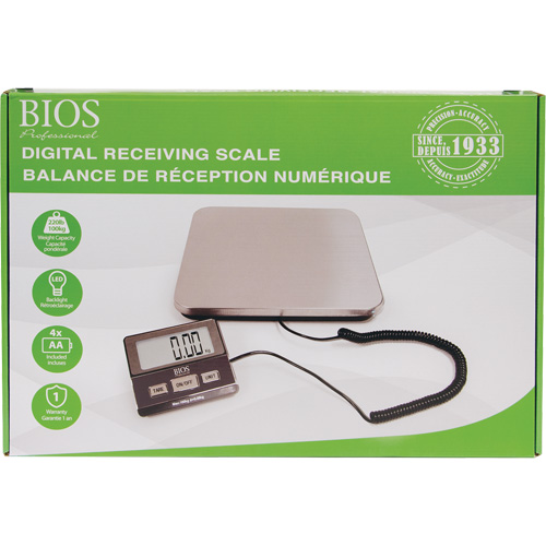Balance de r&eacute;ception num&eacute;rique, Capacit&eacute; 220 lb, Graduations 1 lb Stor-it Systems