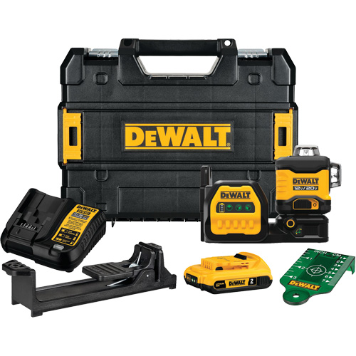 20V MAX*3x360 Green Laser Kit Stor-it Systems