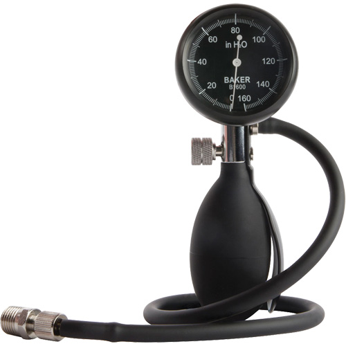 Calibrateur de pression &agrave; poire &agrave; soupape Stor-it Systems