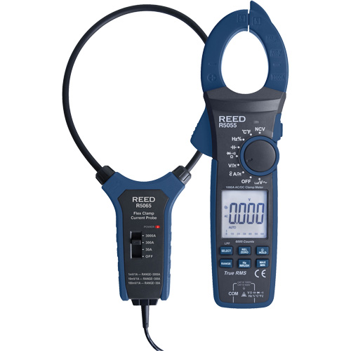 True RMS Clamp Meter Kit, AC/DC Voltage, AC/DC Current Stor-it Systems