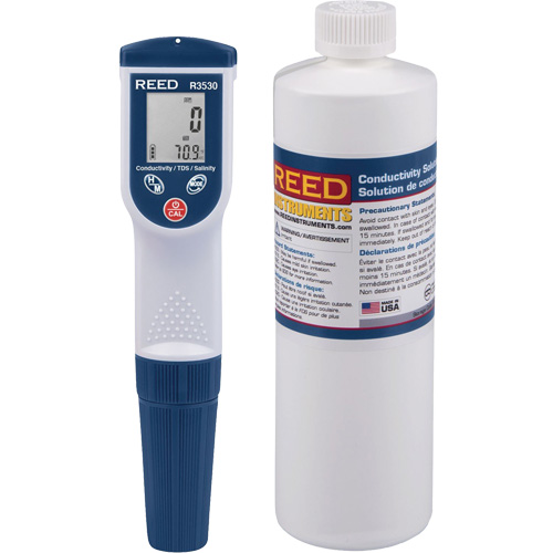 Conductivity/TDS/Salinity Meter & Solution Kit Stor-it Systems