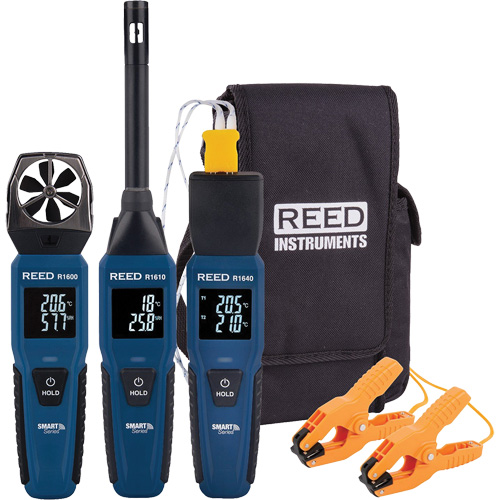 Trousse de CVCA avec enregistreur de donn&eacute;es Bluetooth de s&eacute;rie intelligente R16X0, Contact, Num&eacute;rique Stor-it Systems