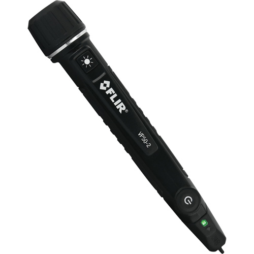 VP50-2 Triple Alarm CAT IV Non-Contact Voltage Detector with Flashlight, 90 VAC - 1000 VAC, Light & Sound Alert Stor-it Systems