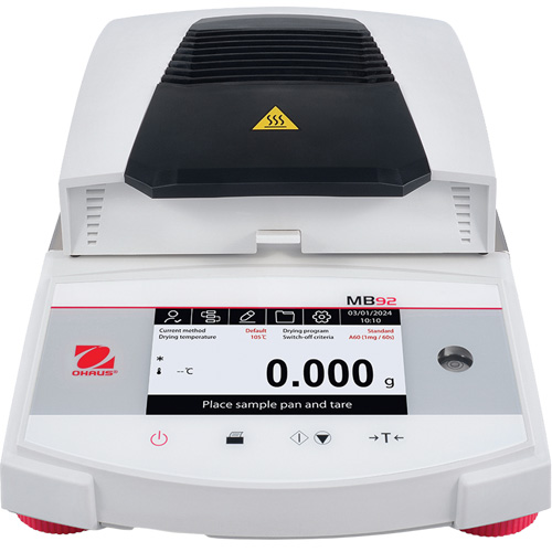 Analyseur d'humidit&eacute; par chauffage de la fibre de carbone MB92 Stor-it Systems