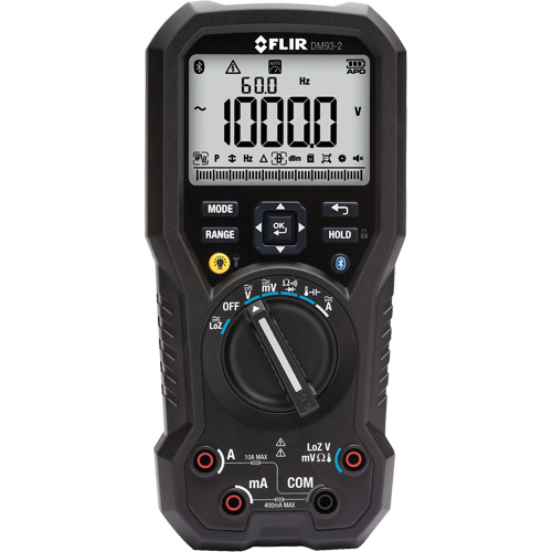 Industrial Digital Multimeter with METERLiNK&reg;, AC/DC Voltage, AC/DC Current Stor-it Systems