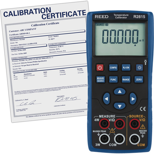 Temperature Calibrator with Traceable Certificate Stor-it Systems