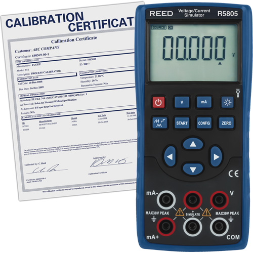 Voltage/Current Simulator with Traceable Certificate Stor-it Systems