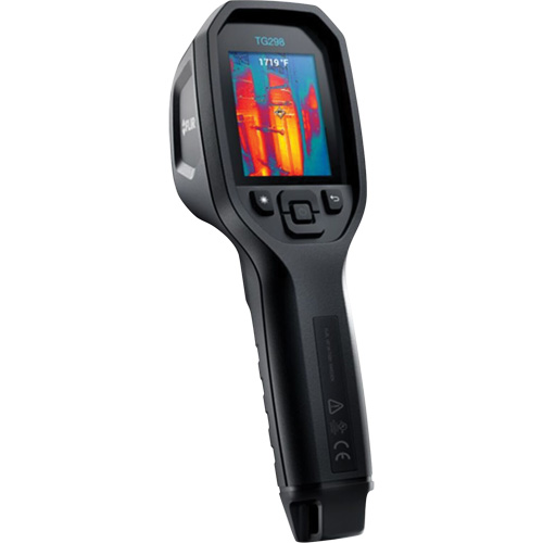 TG298 30:1 High Temperature Spot IR Thermal Imaging Camera with Bullseye Laser, 320 x 240 pixels, -25° - 1080°C (-130° - 1976°F), <70 mK Stor-it Systems