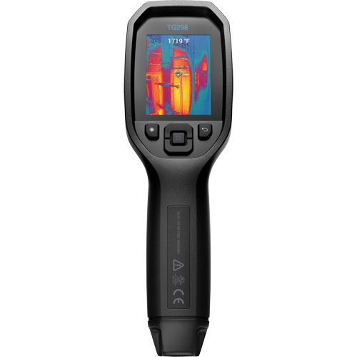 TG298 30:1 High Temperature Spot IR Thermal Imaging Camera with Bullseye Laser, 320 x 240 pixels, -25° - 1080°C (-130° - 1976°F), <70 mK Stor-it Systems