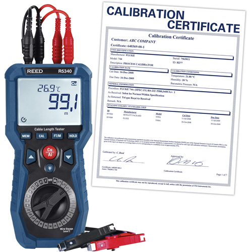Cable Length Tester with Calibration Certificate Stor-it Systems