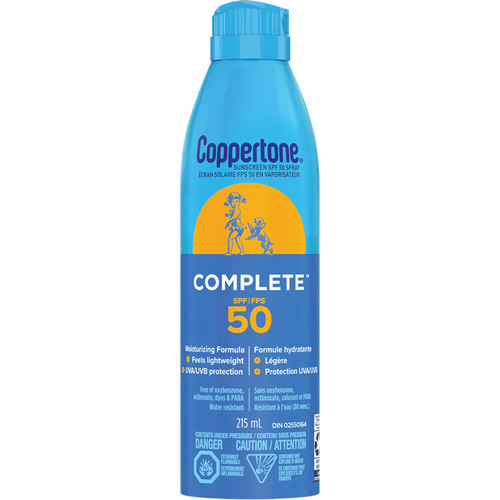 &eacute;cran solaire r&eacute;sistant &agrave; l'eau Sport, FPS 50, A&eacute;rosol Stor-it Systems