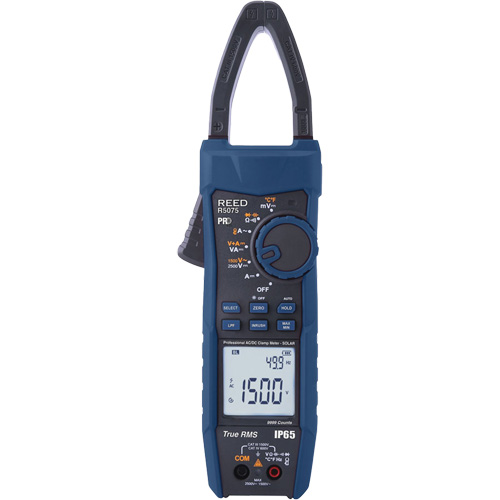 Professional Solar Clamp Meter, AC/DC Voltage, AC/DC Current Stor-it Systems
