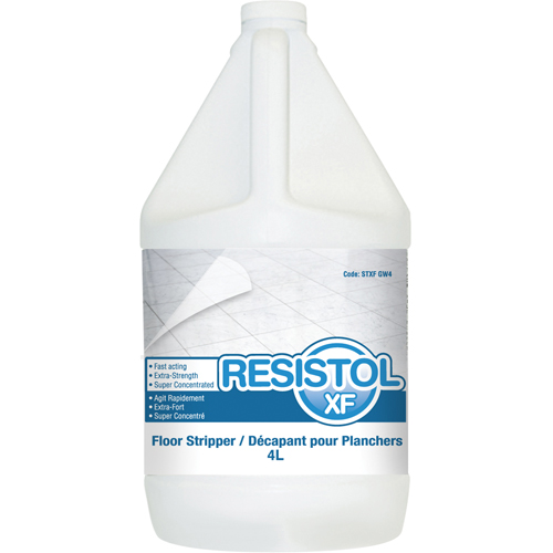Resistol XF Floor Strippers, 4 L, Jug Stor-it Systems