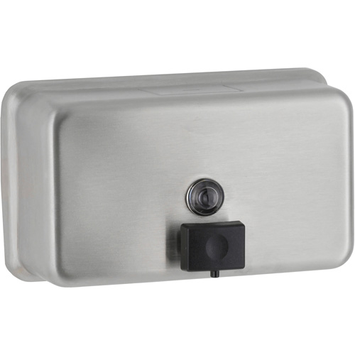 Surface-Mounted Horizontal Soap Dispenser, Push, 1200 ml Capacity Stor-it Systems