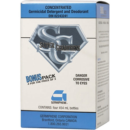 D&eacute;sinfectant Super Germiphene, 454 ml, Bouteille Stor-it Systems