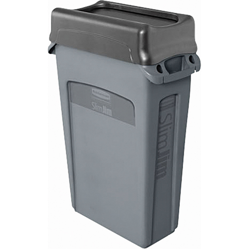 Contenants Slim Jim a/canaux de ventilation, Plastique, 23 gal. US Stor-it Systems