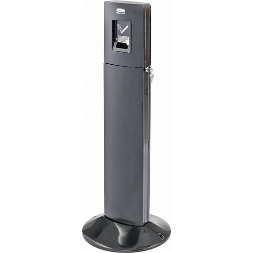 Stations pour fumeurs metropolitan, Sur pied, Acier inoxydable, Capacit&eacute; 1,6 gal. US, Hauteur 42-4/5" Stor-it Systems