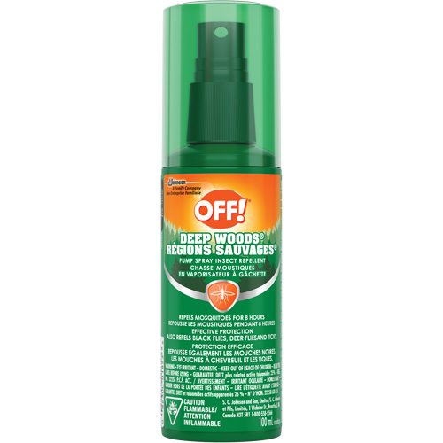 Insectifuge Off! R&eacute;gions sauvages, DEET &agrave; 25 %, Vaporisateur, 100 ml Stor-it Systems