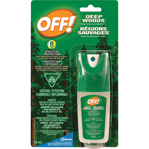 Insectifuge Off! R&eacute;gions sauvages, DEET &agrave; 25 %, Vaporisateur, 30 ml Stor-it Systems