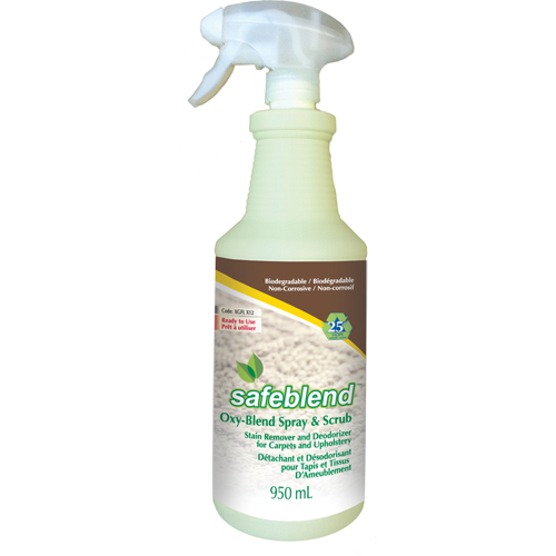 D&eacute;tachant & d&eacute;sodorisant pour les tapis et meubles rembourr&eacute;s, 950 ml, Bouteille &agrave; g&acirc;chette Stor-it Systems