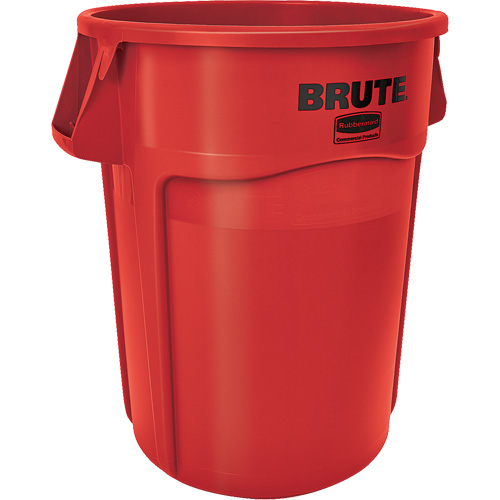 Round Brute&reg; Containers, Polyethylene, 32 US gal. Stor-it Systems
