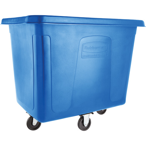 Cube Truck, Black Recycled Plastic, 38" L x 26" W x 28" H, 8 cu. Ft Volume, 300 lbs. Capacity Stor-it Systems