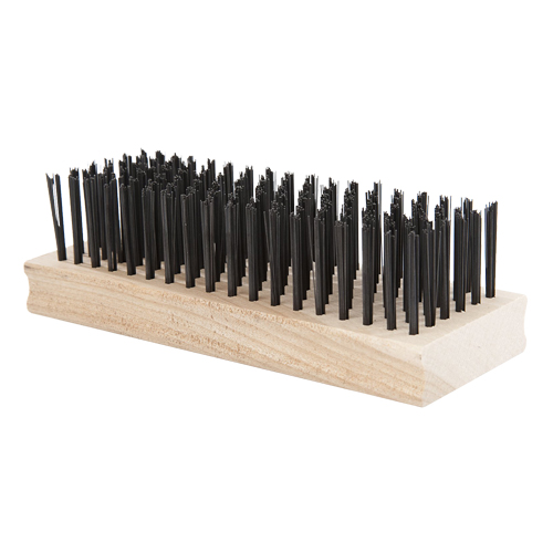 Scratch Brush, Steel, 18 x 6 Wire Rows, 6" Long Stor-it Systems
