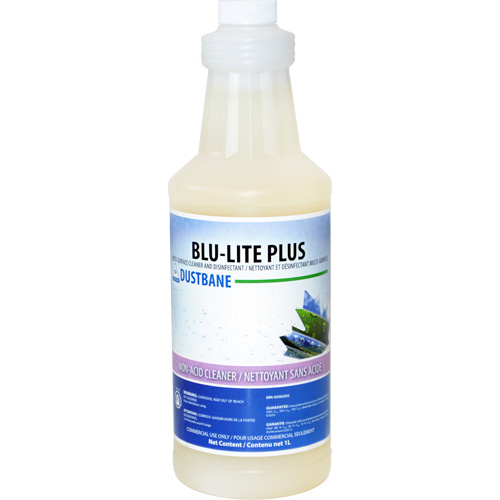 Nettoyant et d&eacute;sinfectant pour surfaces multiples Blu-Lite Plus, 1 L, Bouteille Stor-it Systems