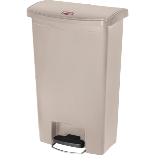 Slim Jim&reg; Waste Container, Resin, 13 US gal. Capacity Stor-it Systems