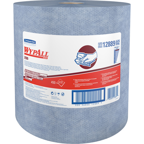 Essuie-tout X90 jumbo en rouleau, Robuste, 12-1/5" lo x 12-2/5" la Stor-it Systems