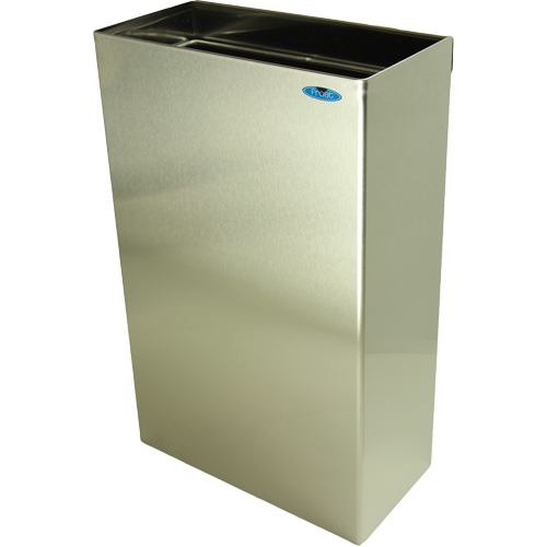Contenants &agrave; d&eacute;chets muraux, Acier inoxydable, 11 gal. US Stor-it Systems