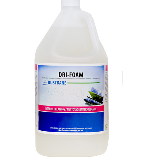 Shampooing pour tapis & meubles rembourr&eacute;s avec un appareil &agrave; brosse rotative Dri-Foam, 5 L, Cruche Stor-it Systems