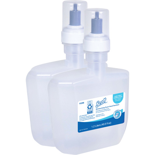 Scott&reg; Pro Moisturizing Foam Hand Sanitizer, 1200 ml, Cartridge Refill, 62% Alcohol Stor-it Systems