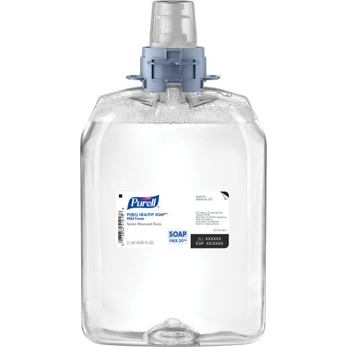 Healthy Soap FMX-20 Mild Handwash, Foam, 2 L, Unscented Stor-it Systems