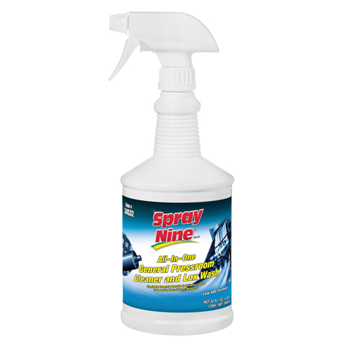 Nettoyant g&eacute;n&eacute;ral Spray Nine pour impression, 946 ml, Bouteille &agrave; g&acirc;chette Stor-it Systems