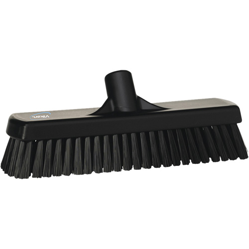 Balai-brosse pour planchers et mur, Crins Ferme, 12", Polyester, Noir Stor-it Systems