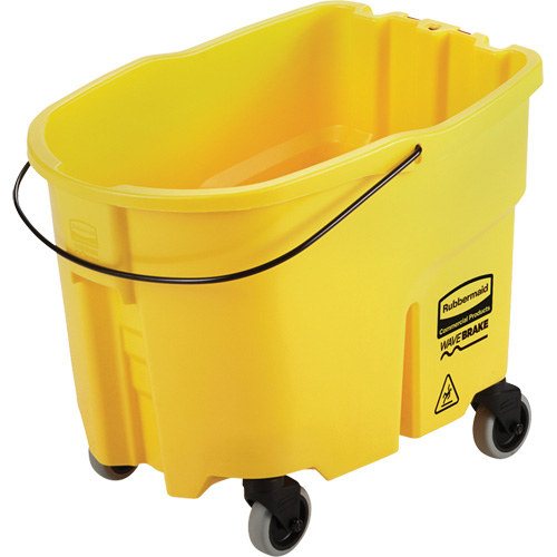 Wavebrake&reg; Mop Bucket, 8.75 US Gal. (35 qt.) Capacity, Yellow Stor-it Systems