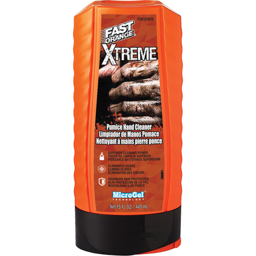 Xtreme Professional Grade Hand Cleaner, Pumice, 443 ml, Bottle, Orange Stor-it Systems
