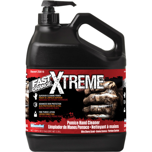 Xtreme Professional Grade Hand Cleaner, Pumice, 3.78 L, Pump Bottle, Cherry Stor-it Systems