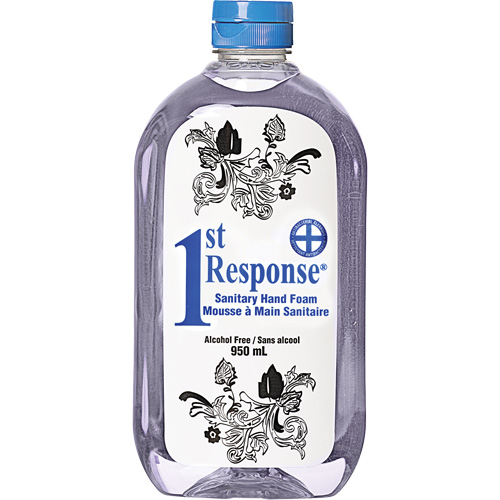 Mousse nettoyante pour les mains 1st Response, Liquide, 950 ml, Bouteille, Sans parfum Stor-it Systems