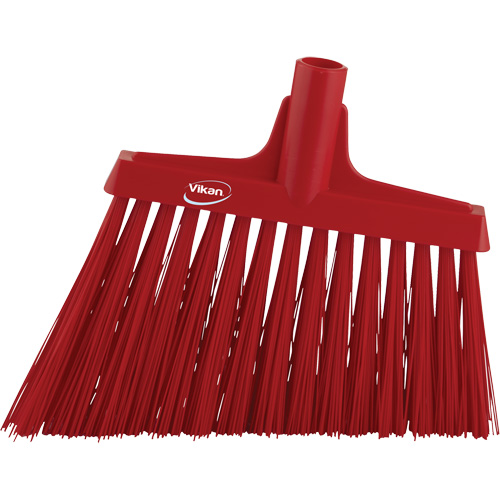 T&ecirc;te de balai oblique, Crins Extra-ferme, 12", Polyester, Rouge Stor-it Systems