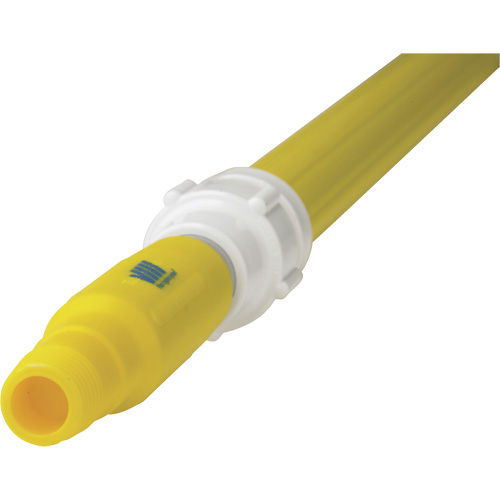 Deck Scrub Handle, Brush/Pad Holder, Yellow, Telescopic, 62"-113" L Stor-it Systems