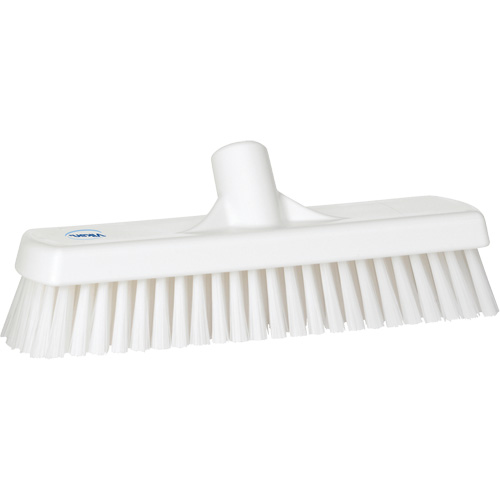 Brosse &agrave; r&eacute;curer pour planchers et murs, Crins Ferme, 12", Polyester, Blanc Stor-it Systems