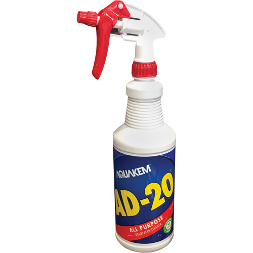 Nettoyant & d&eacute;graissant AD-20, Bouteille &agrave; g&acirc;chette Stor-it Systems
