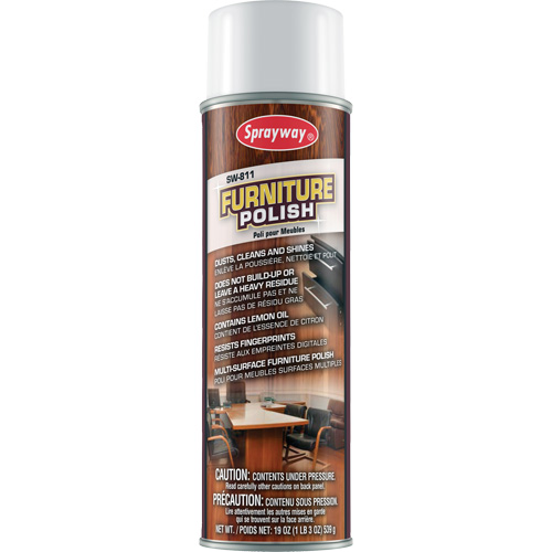 Furniture Polish, 20 oz., Aerosol Can Stor-it Systems